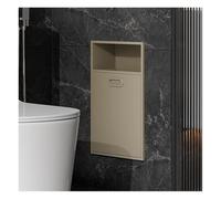 Organiseur de douche en acier inoxydable - Étagère verticale double couche, rangement mural peu encombrant pour salle de bain, design durable pour organiser les articles de toilette