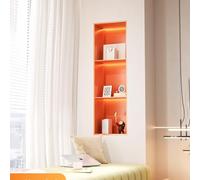 Organiseur de douche imperméable en acier inoxydable - Rangement mural triple couche pour articles de toilette et accessoires, gris - Idéal pour la décoration de salle de bain moderne et solutions peu