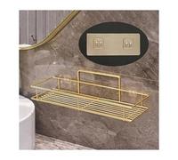 Organiseur de douche mural avec ventouses, sans perçage, design peu encombrant pour articles de toilette, idéal pour homme et femme