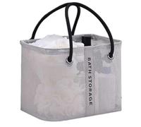 Organiseur de douche portable en maille à séchage rapide, organiseur portable en maille pour l'extérieur et la salle de bain, matériau à séchage rapide, fabriqué à partir de filet en plastique (taille