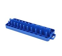 Organiseur de douilles 1/4, étui de rangement pour douilles Craftsman Organiseur de douilles Durable 11 trous pour outil de réparation pour artisan pour boîte à outils