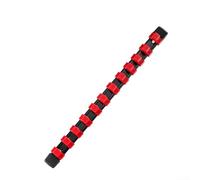 Organiseur de douilles, boîte à outils en ABS, support de tiroir avec clips pour douilles métriques SAE profondes peu profondes, système de rangement sur rail personnalisable (12 boucles)