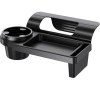 Organiseur de Fenêtre pour Mitsubishi Mirage 2025-2019, Porte-Gobelet Latéral Vide-Poche Portière Bac de Rangement Vitre d'Auto Support Téléphone Mobile