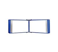 Organiseur de fichiers pour bureau, Présentoir mural à rabats, classeur 13 x 9 3, pouces, multicolore for documents A4(Blue)