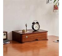 Organiseur de fichiers verrouillable en bois - Rangement de bureau sécurisé à 4 niveaux pour fournitures de bureau, fichiers et documents - Solution d'organisation améliorée pour la maison et le