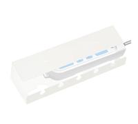 Organiseur de fils sous le bureau - Support de multiprise, support de gestion des fils adhésifs sans vis pour meuble TV, bureau de jeu, table de chevet