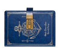 Organiseur de journal avec verrou - Carnet de notes en cuir synthétique avec verrouillage | Cuir synthétique avec stylo et autocollants, stylo et boîte cadeau, parfait pour homme et femme, journal