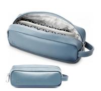 Organiseur de lentilles de contact jetables pour lentilles de contact, étui de voyage compact et portable en cuir imperméable, distributeur de lentilles de contact jetable avec R & L clairement