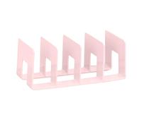 Organiseur de livres avec 4 compartiments, organiseur de fichiers en acrylique pour bureau, trieur de fichiers transparent, organiseur de fichiers pour bureau, serre-livres robuste pour livres,