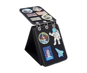 Organiseur de livret de pages de patch, support de patch double face, autocollant en boucle, classification optimale, optimisation de l'espace, 430 g, pour afficher des patchs et des épingles