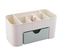 Organiseur de maquillage de bureau - Rangement avec tiroirs, organisateur de maquillage pour comptoir de 20,6 × 11,3 × 11,2 cm, cosmétiques, rouges à lèvres, bijoux