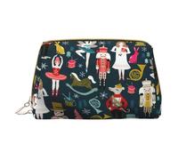 Organiseur de maquillage pour femme Casse-noisette Ballet Danse de Noël, trousse de toilette pour cosmétiques, soins de la peau, accessoires, blanc, Taille unique, Trousse de toilette