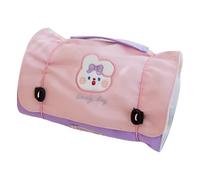 Organiseur de maquillage - Trousse de beauté de voyage, pochette cosmétique amovible | Étui de toilette enroulable 4 en 1, sac de courtoisie compact pliable pour salle de bain, voyage et soins de la