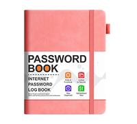 Organiseur de mots de passe Inscription A Z : connexions au site Web Practical Notebook et détails du compte | Le carnet d'adresses de poche gère en toute sécurité les mots de passe, d