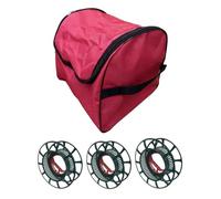 Organiseur de Noël | Porte robuste avec 3 rouleaux et grande capacité - Sac multifonction pour le rangement des - Pour emballage, déménagement, plafond, garage et décorations de fêtes