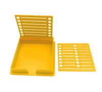 Organiseur de notes - Support polyvalent pour notes adhésives pour enseignant | Pochoir portable pour notes adhésives à double insert pour blocs autocollants de 7,6 x 7,6 cm