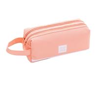 Organiseur de papeterie, trousse portable multifonctionnelle pour le bureau et les voyages, en polyester résistant, fermeture éclair fluide et