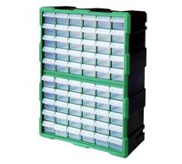 Organiseur de petites pièces - Tiroir de rangement à 60 compartiments pour travaux manuels, boîte de rangement pour pièces de tiroir, boîte à outils pour enseignants, organisateur de maquillage