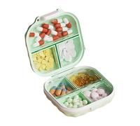 Organiseur de pilules 7 jours pour voyage - Fermeture sécurisée - Portable - Pour la gestion des médicaments