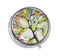 Organiseur de pilules portable avec compartiments | Rangement compact pour suppléments et médicaments dans une poche ou un sac