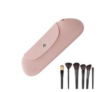 Organiseur de pinceaux de Maquillage en Silicone avec Fermeture magnétique - Étui Portable pour pinceaux de Maquillage pour Le Quotidien, Le Travail, Refer to Description, Unisexe