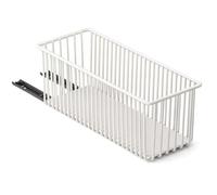Organiseur de Placard Coulissant, Panier en Acier Carbone (Black) | Panier de Rangement en Acier Carbone avec Rails Coulissants pour Meuble sous Évier, Cuisine, Salle de Bain et Garde-Manger
