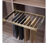 Organiseur de placard coulissant peu encombrant pour pantalons, écharpes et accessoires - Optimise l'espace de rangement, réduit l'encombrement, solution de suspension efficace pour une organisation