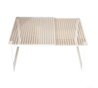 Organiseur de placard extensible avec design empilable pour améliorer l'accessibilité et l'organisation dans n'importe quelle armoire (1 blanc (22 cm)