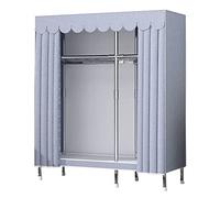 Organiseur de placard pliable avec tringle à vêtements, gain de place et portable, idéal pour chambre à coucher et appartement, dimensions : idéal pour une utilisation optimale de l'espace