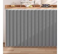 Organiseur de placard pliable gris sans perforation 90 x 70 cm Solution pour salle de bain, chambre à coucher, armoires Design compact et polyvalent