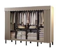 Organiseur de placard portable en acier - Solution de rangement pliable surdimensionnée pour le salon, solution de rangement temporaire