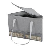 Organiseur de placard triangulaire - Boîte de rangement pliable, panier à linge portable, panier rigide avec couvercle, sac de transport de voyage pour chambre à coucher, solution pour appartement