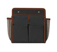 Organiseur de porte de camping-car, sac mural pliable | Panier noir de grande capacité pour camping-car, armoire, cuisine, bureau | Rangement mural pour économiser de l'espace