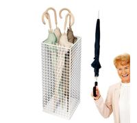Organiseur de porte-parapluie - Seau de rangement de grande capacité, canne de maison, support | Économie d'espace moderne pour entrée intérieure, couloir, bureau, maison de réception