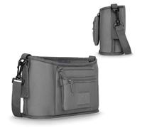 Organiseur De Poussette Lionelo Little Cube - 2 Poches Pour Bouteilles - Gris Multicolore