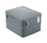 Organiseur de Rangement Compact avec Fonction de Compression, Sac Rangement en Tissu satiné pour la literie et Les vêtements, Design Pliable pour l'organisation la Maison et Organisateur Placard