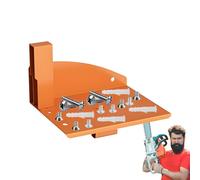 Organiseur de rangement de garage - Support mural pour débroussailleuse | Cintre pour tronçonneuse | Crochet de désherbeur robuste | Crochets de rangement pour outils de garage pour VTT, atelier