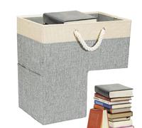 Organiseur de rangement d'escalier - Panier d'escalier multifonction - Panier d'escalier tissé | Panier de rangement d'escalier avec poignée, ajustement parfait pour chaussures, chaussettes, jouets