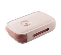 Organiseur de rangement empilable pour œufs avec grille pour réfrigérateur, peut contenir 18 à 20 œufs, fabriqué en polypropylène de qualité alimentaire, rose