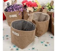 Organiseur de Rangement pour Gadgets en Coton et Lin, Sac à Vêtements Pliable à Suspendre pour Chambre à Coucher, Lin Naturel + Doublure en Option, 40,6 X 76,2 Cm, pour Chambre à Coucher,