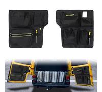 Organiseur de rangement pour grange compatible avec VW T4 1990-2003, 2 pcs organisateur de stockage pour porte de grange pour fourgon / porte arrière de camping-car, poches Oxford pour coffre pour