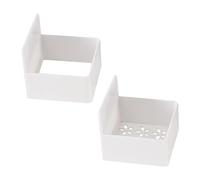 Organiseur de rangement pour papier de cuisine, armoire ou étagère flottante, support adhésif, support multifonction pour fer à friser, fer plat, papier ciré et sac à sandwich