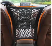 Organiseur de Rangement pour Siège de Voiture pour Nissan Qashqai/Qashqai e-Power, Sac de Rangement en Filet de Conducteur Entre Les Sièges,B Double-Layer Elastic on All Four Sides