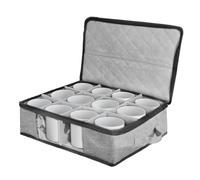 Organiseur de rangement pour tasses à café, boîtes à tasses avec tissu Oxford et verre adapté pour le rangement. Cet organisateur est conçu pour durer une utilisation à long terme