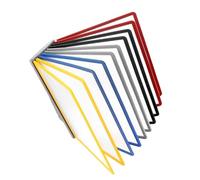 Organiseur de référence de bureau, support mural, support durable pour catalogue, exposition, 20 poches de présentation double face pour trouver des références, porte-documents de bureau, atelier