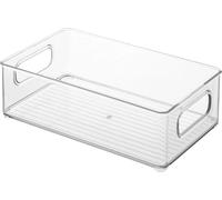 Organiseur de réfrigérateur Empilable, Boîte de rangement pour la cuisine, Récipient à provisions Transparent, Récipient pour réfrigérateur, cuisine ou armoire, Tiroir supplémentaire pour réfrigérateu