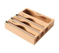 Organiseur de sac à fermeture éclair multifonctionnel, feuille murale, adorable distributeur de papier ciré, solution de rangement de cuisine de grande capacité pour cafés, service alimentaire, usage
