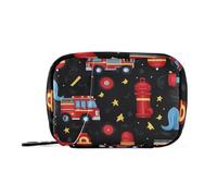 Organiseur de sac de médecine noir avec compartiments détachables, organiseur de pilules de jour pour pompiers pour camion