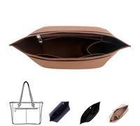 Organiseur de sac Longchamp - Organiseur de sac en feutre pour femmes avec plusieurs poches (Marron, M)