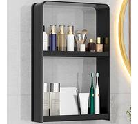 Organiseur de salle de bain moderne avec panier de douche, armoire à pharmacie sans perçage, porte-savon et shampooing, idéal pour le rangement du linge et de la cuisine